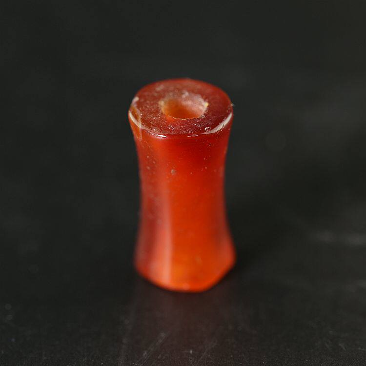 Foyuan Pavilion Liao Dynasty Liao Jin Natural Small Agate Pipe Tunic Pipe Lerzi Old Agate Pipe Beads with Beads