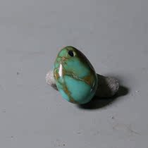 Liao Golden Period Old Pine Stone Item Pendant Liao Dynasty Blue Pine Stone Hanging Pendant Necklace Pendant Pocket Small Pine Stone Beads Natural