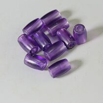 Liao Golden Period Crystal Beads Liao Dynasty Purple Crystal Tubes Amethyst Tube Beads Old Crystal Beads Handstring Accessories Beads