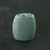 Buddha Yuan Pavilion Liao Dynasty Liaojin period Local turquoise plate beads Flat beads Old beads Pure natural non-optimized turquoise