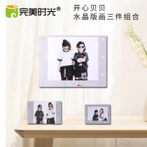 Crystal prints Photos Tailor Made Baby Photos Wedding photos Enlarged Hanging Wall Diy Prints Made of Photos Making Photo Frames