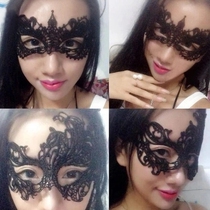 Manufacturer Direct Christmas Makeup Prom Party Princess Queen Queen Lace Hollowed-out Mask Sexy Spice Eyewear