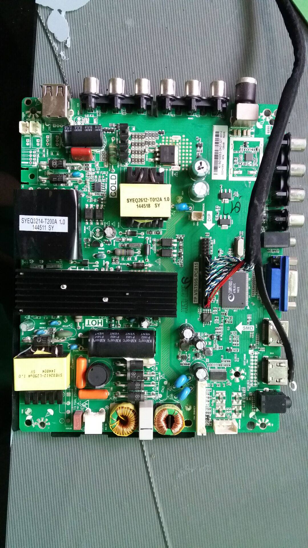 The original 42-55 inch motherboard TP VST59S PC815 is equipped with various screens