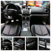 Applicable to 09-15 Mazda 6 Ruiyi interior modification carbon fiber mahogany interior stickers central control panel