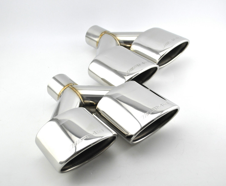 Suitable for 07-12 Mercedes Benz C200 C300 exhaust tailpipe C grade W204 retrofit AMG exhaust tailpipe 