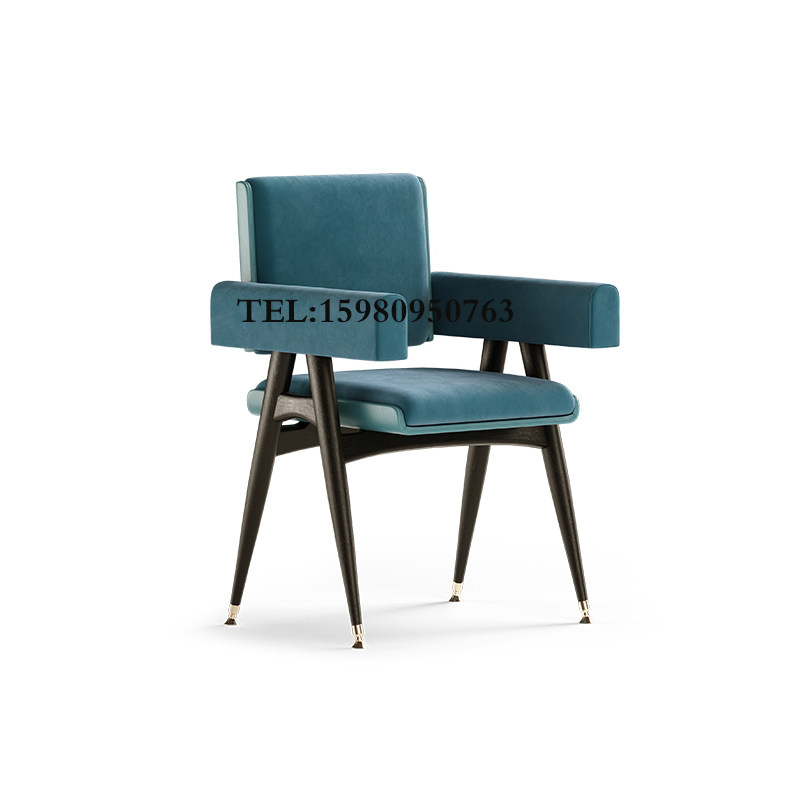 Picnic room Dining Room Dining Chair Harbor Style Sample House Display Center Negotiation Chair Hotel Reception Guest Armchair