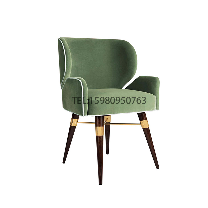 Port Style Light Lavish Leisure Chair Bookchair Postmodern Decent Board Dining Room Dining Chair Armchair Armchair Sample House Display Center Reception Negotiation Chair