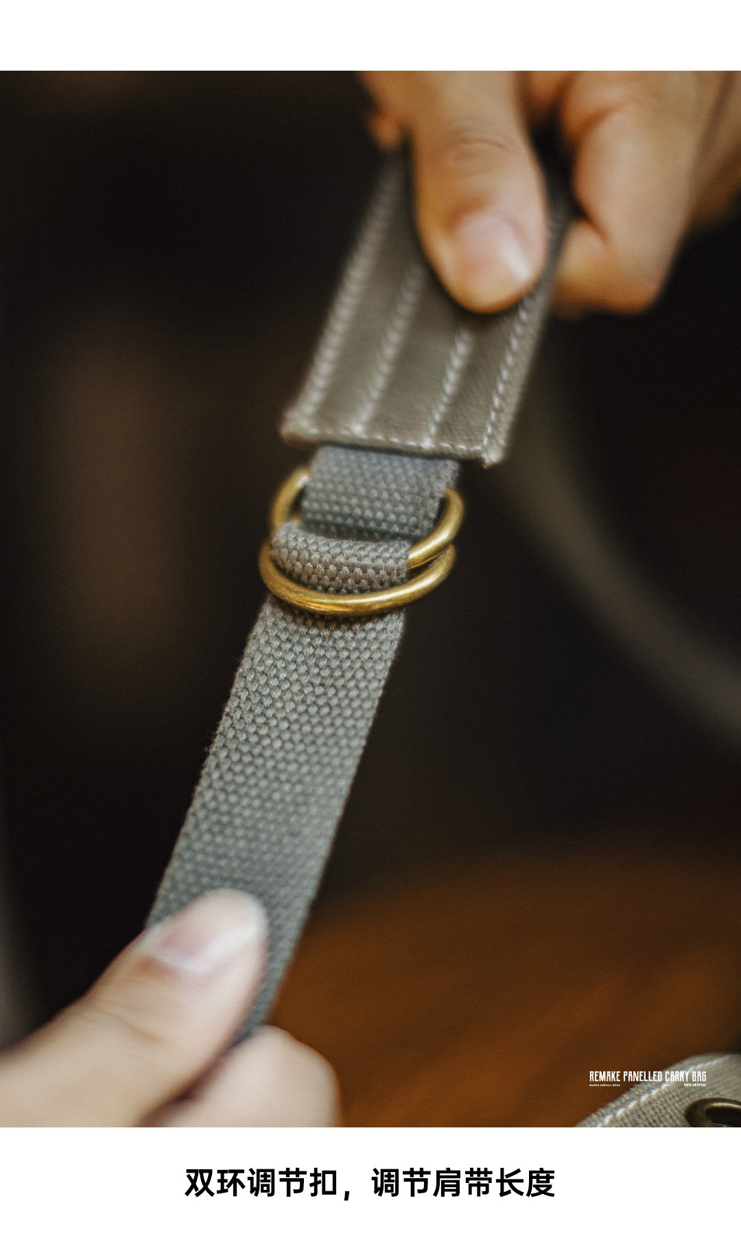 MADEN Cotton Saddle Crossbody Bag
