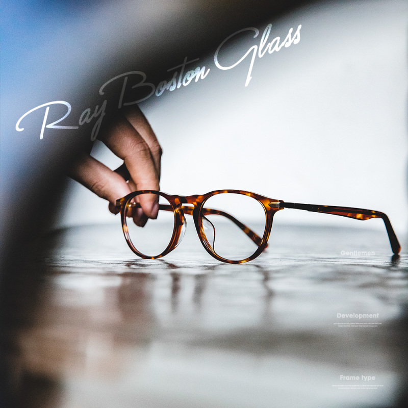 Madden Workwear Tortoiseshell Ultra-Light Thin Frame Boston Glasses Round Tadpole Style Prescription Frames for Men and Women Trendy