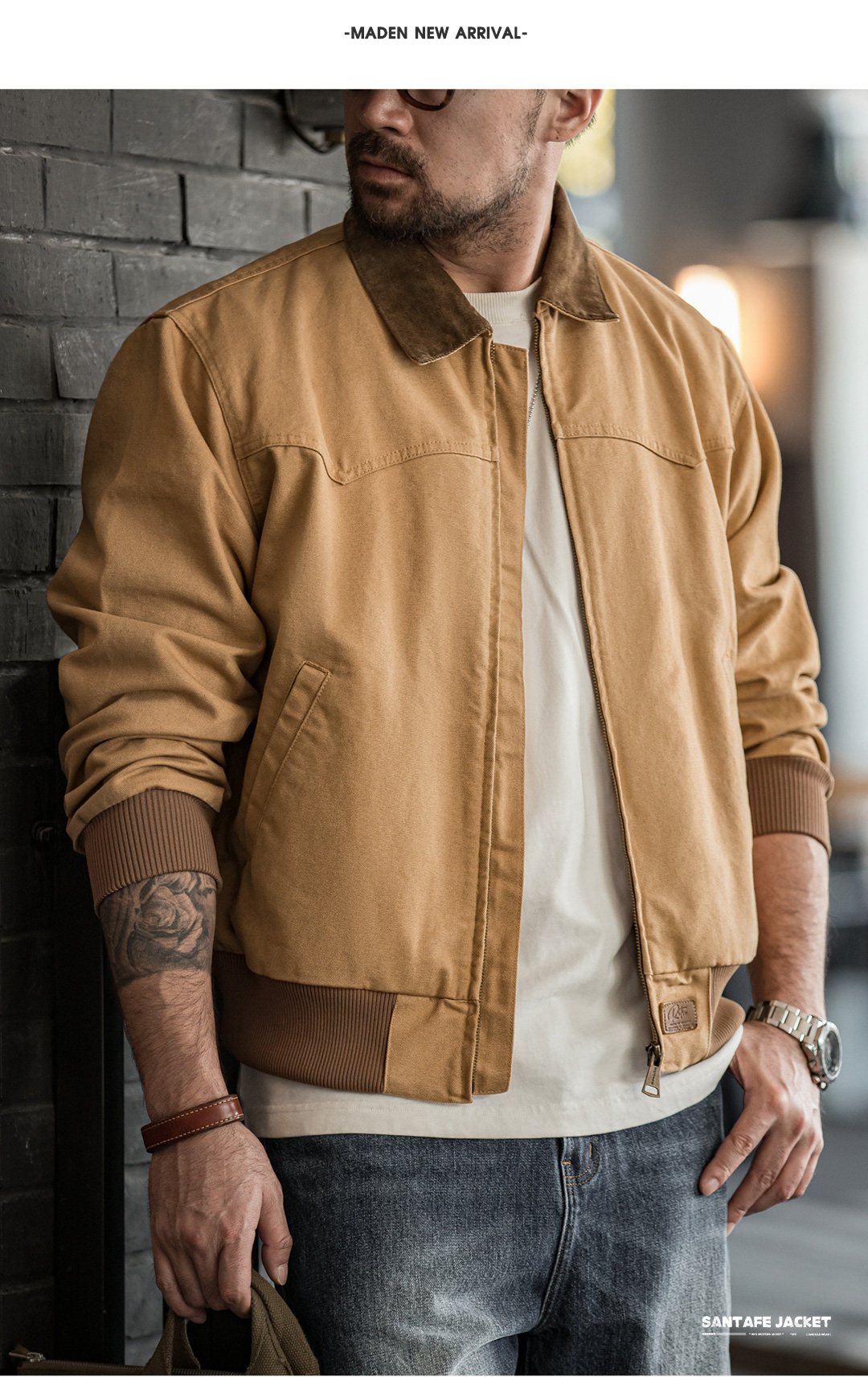 MADEN Santa Fe Canvas Workwear Jacket
