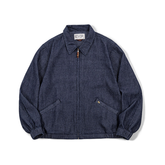 Madden workwear American retro denim boxy coach jacket cityboy ວ່າງ lapel jacket ຜູ້ຊາຍພາກຮຽນ spring