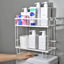 Double washroom toilet shelving floor above floor placing ground type bracket waterproof and multifunctional toilet shelf toilet