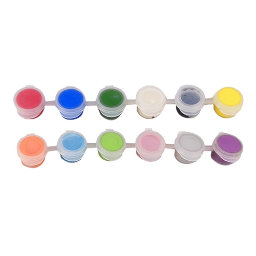 Пигментированная окрашенная школьная глина, 6 цветов