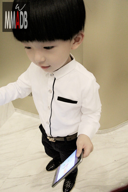 Chemise garcon à manche longue - Ref 2075171 Image 40