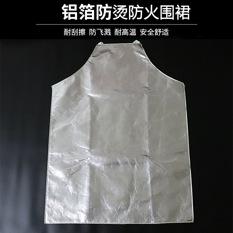 Miễn phí vận chuyển tạp dề nhà bếp bằng lá nhôm chống cháy và cách nhiệt, chịu nhiệt độ cao, chống ô nhiễm dầu, luyện thép chống bỏng và quần áo bảo hộ nhà máy nướng nhôm áo kỹ sư