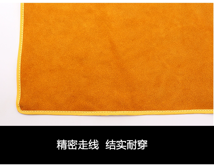 Miễn phí vận chuyển đầy đủ da bò tạp dề hàn bảo hộ lao động hàn chống bỏng cách nhiệt nhiệt độ cao chống tia lửa mặc dày quần áo làm việc quần áo phòng dịch