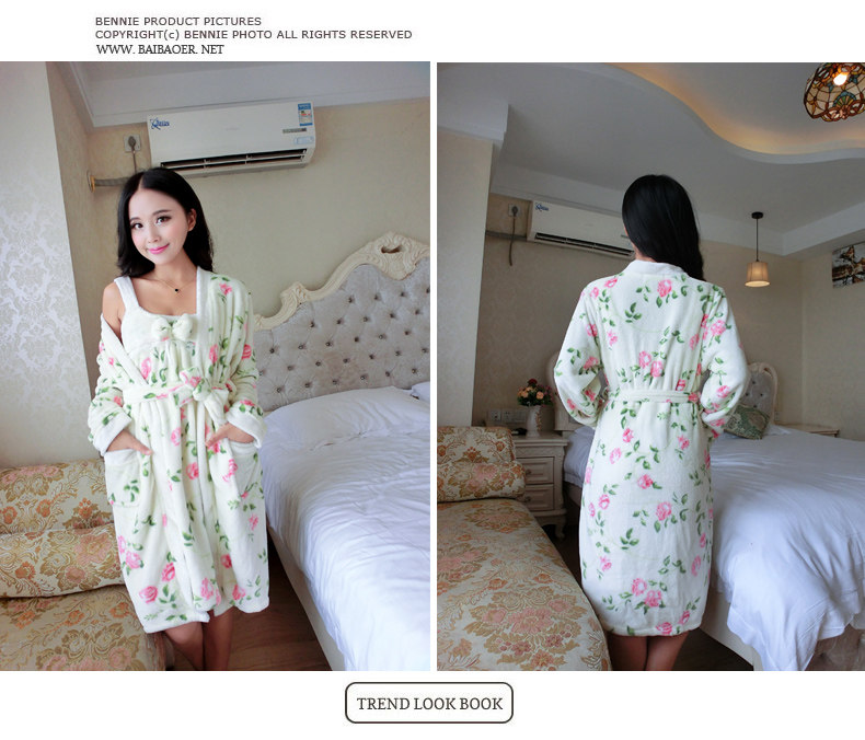 Peignoir jeunesse NATORI Trois pièces robe - Ref 601278 Image 32