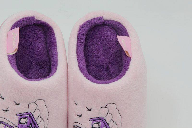 Pantoufles enfants en suède pour hiver - semelle caoutchouc - Ref 1004594 Image 24