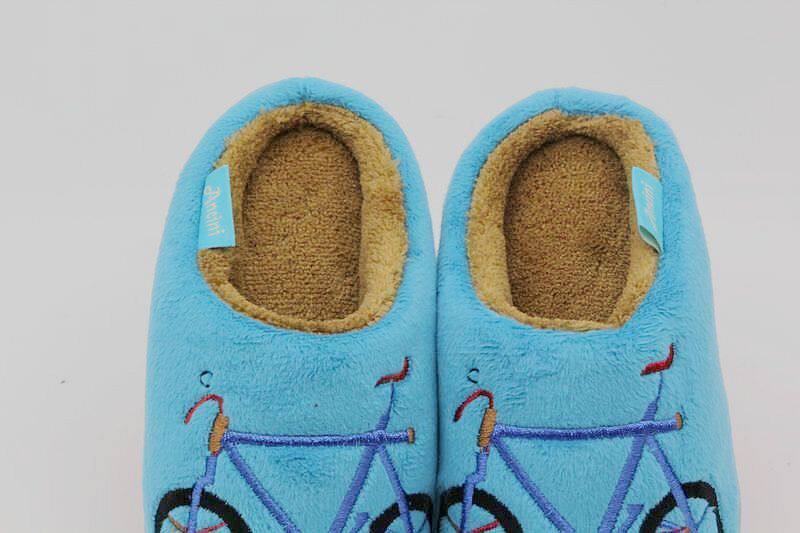 Pantoufles enfants en suède pour hiver - semelle caoutchouc - Ref 1004594 Image 11