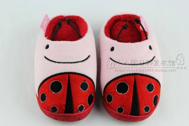 Pantoufles enfants en suède pour hiver - semelle caoutchouc - Ref 1004594 Image 30