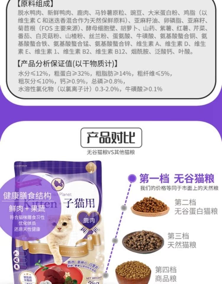 Sushi Cat Nhật Bản nhập khẩu giữa các vì sao thức ăn cho mèo không có hạt tự nhiên Cat venison Cat thực phẩm bao bì thực phẩm thử nghiệm 200g - Gói Singular thức ăn hạt cho mèo