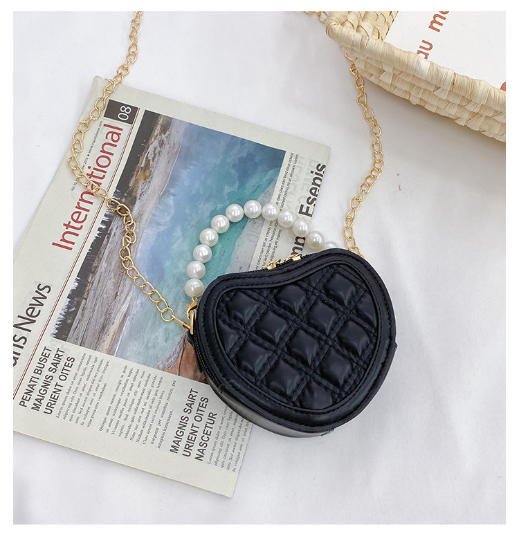 New children's small round bag 2021 new style fashionable diamond-shaped little Chanel mini single-shoulder bag chain stylish crossbody bag undefined