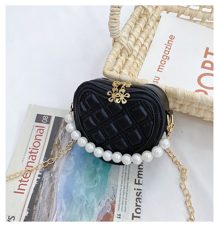 New children's small round bag 2021 new style fashionable diamond-shaped little Chanel mini single-shoulder bag chain stylish crossbody bag undefined