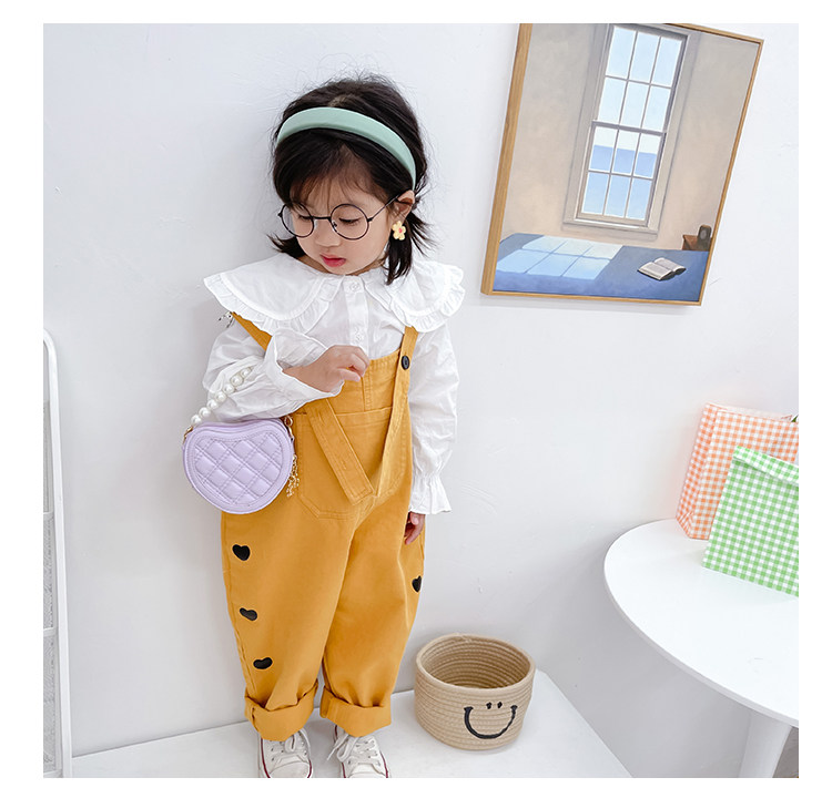 New children's small round bag 2021 new style fashionable diamond-shaped little Chanel mini single-shoulder bag chain stylish crossbody bag undefined