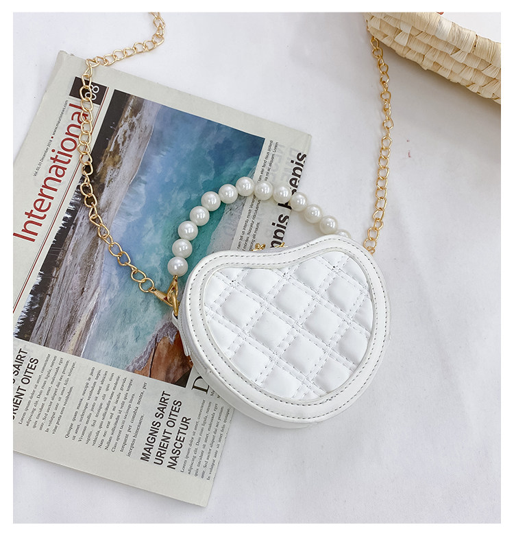 New children's small round bag 2021 new style fashionable diamond-shaped little Chanel mini single-shoulder bag chain stylish crossbody bag undefined