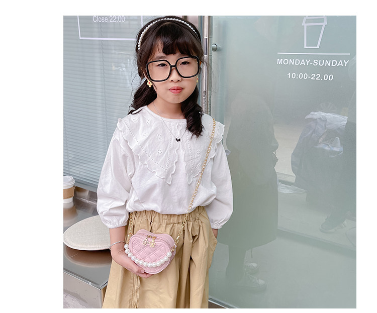 New children's small round bag 2021 new style fashionable diamond-shaped little Chanel mini single-shoulder bag chain stylish crossbody bag undefined