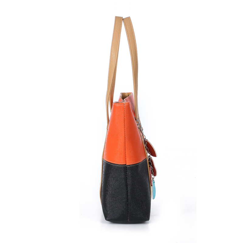 Large Capacity Women Shoulder Bag Two spell candy color female bag Fashion Lady Women Leather Bag 8 Large Capacity Women Shoulder Bag Two spell candy color female bag Fashion Lady Women Leather Bag 14