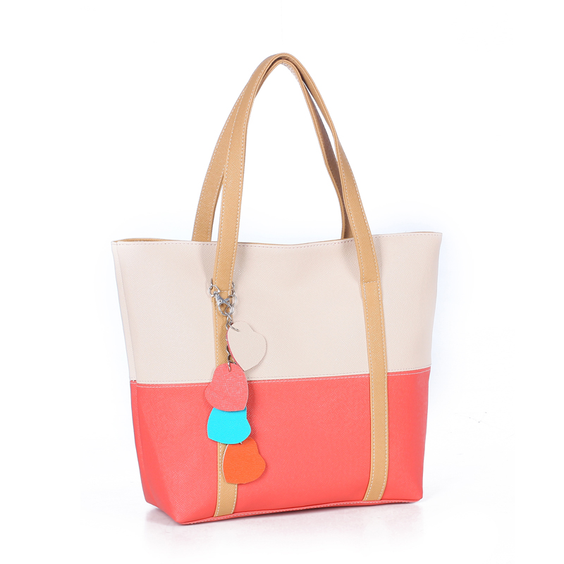 Large Capacity Women Shoulder Bag Two spell candy color female bag Fashion Lady Women Leather Bag 11 Large Capacity Women Shoulder Bag Two spell candy color female bag Fashion Lady Women Leather Bag 17