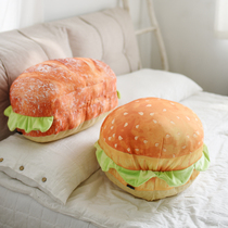 Burger Hot Dog Emulation Deformed Holding Pillow Creative Cushion Puregiment Chair Cushion Sofa Leaning Against Pillows Girl 520 Gift