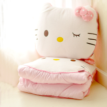 Pink Cat pillow air conditioning pillow dual-use office sofa window cushion pillow lunch break gift