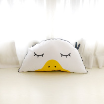 ins same pillow childrens bed cushion bedside soft bag pillow removable and washable large waist pillow back home decoration