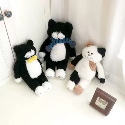 Scarf black cat cat cat cat cat cat Cat Doll Doll plush toy comfort pillow girl friend gift