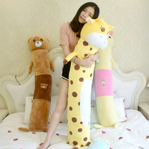 Cartoon boyfriend accompanied by sleeping long cylindrical unwashed and sleeping theorist with pillow strip pillows to send girl gifts