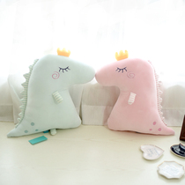Soft Teenage Hearts Cute Dinosaur Home Holding Pillow Sofa Cushions Office Groveling Pillow Afternoon Pillow Photo Props