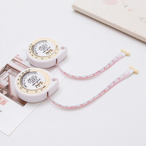 Portable automatic retractable tape measure Household mini tape measure Measure waist waist soft measure Clothing ruler