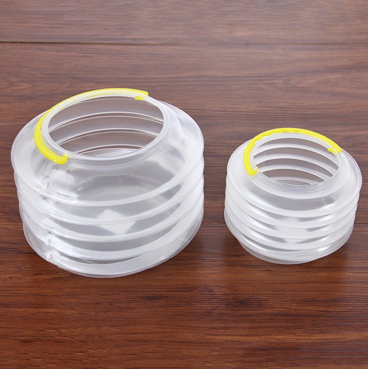 Creative transparent stretch telescopic large small number of folding buckets convenient for drawing wash and pen washing paint bucket to sea cotton-Taobao