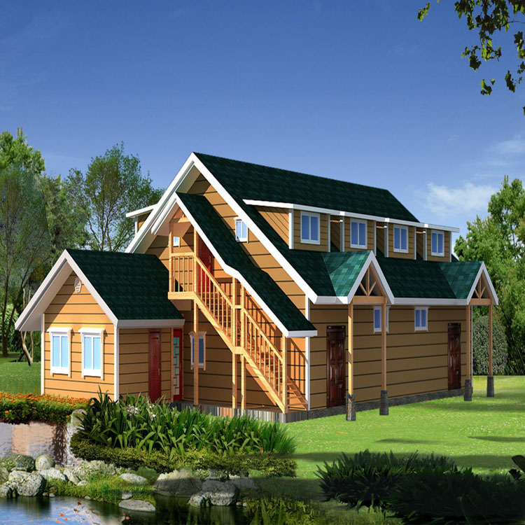 Wooden House Villa Custom Wood Room Assembly Manufacturer Set To Make Outdoor Embalming Wood Chalet Sale Kiosk