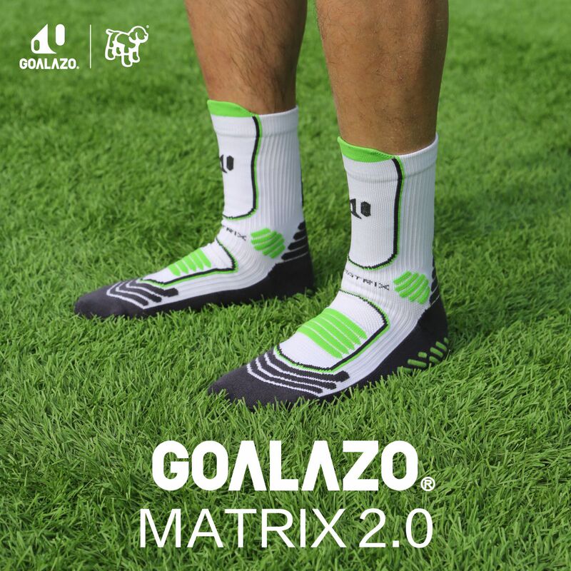 Goalazo Derby Dog Football Anti-Slip Socks Mid-Calf Matrix2.0 Matrix Silicone Anti-Slip Sole Sports Socks