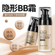 Men BB Cream Foundation Natural Color Wheat Brightening Control Oil Concealer Kem che khuyết điểm mạnh Mỹ phẩm trang điểm