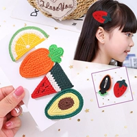 Трикотажная заколка для волос