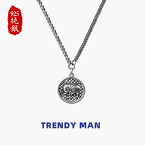 s925 sterling silver necklace 2022 new womens high-end design sense light luxury niche hot style summer clavicle chain net red