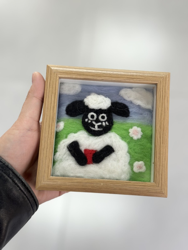 Wool Felt Small Painting Wool Felt Painting