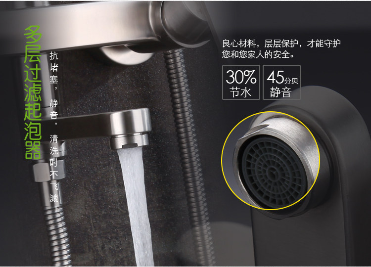 Смеситель для душа 出口德国包邮全sus304不锈钢大淋浴花洒套装水龙头浴器不含铅增压 OTHER
