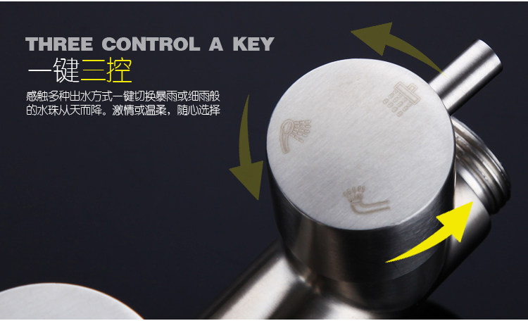 Смеситель для душа 出口德国包邮全sus304不锈钢大淋浴花洒套装水龙头浴器不含铅增压 OTHER