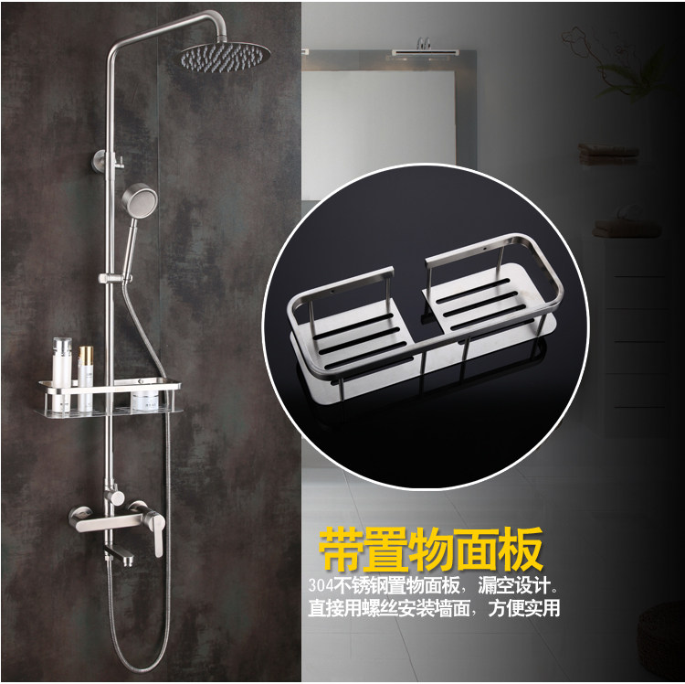 Смеситель для душа 出口德国包邮全sus304不锈钢大淋浴花洒套装水龙头浴器不含铅增压 OTHER