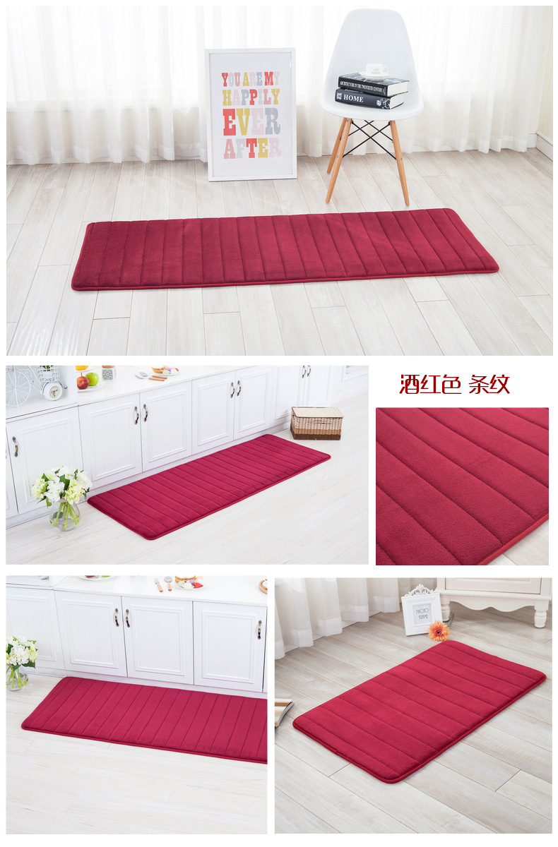 Entry thảm nhà bếp phòng tắm nhà vệ sinh thảm chống trượt nhà lối vào phòng ngủ cửa thảm - Thảm thảm chống trượt